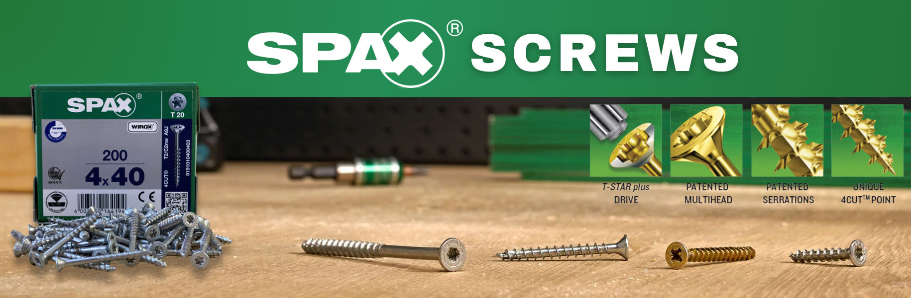 Spax Wood Screws at Joe Mckenna's